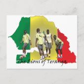 Senegal Futbol Briefkaart (Voorkant)