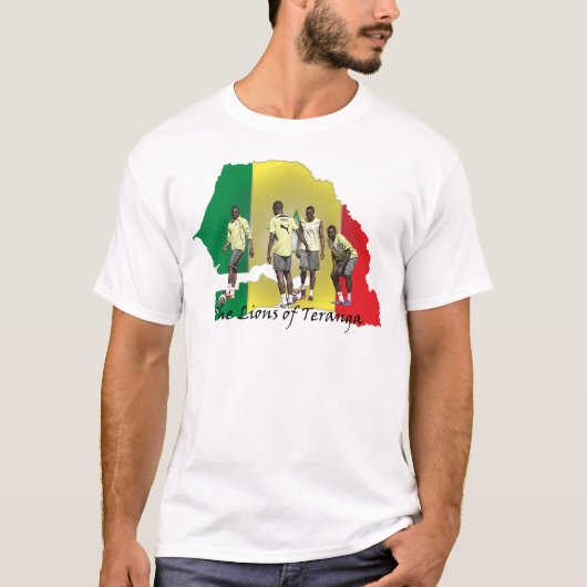 Senegal Futbol T-shirt (Voorkant)