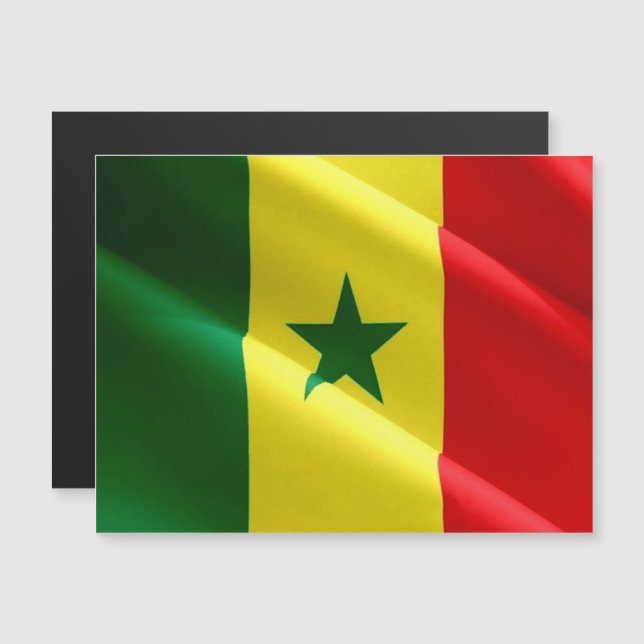 Senegal - Golfvlag - (Voorkant / Achterkant)