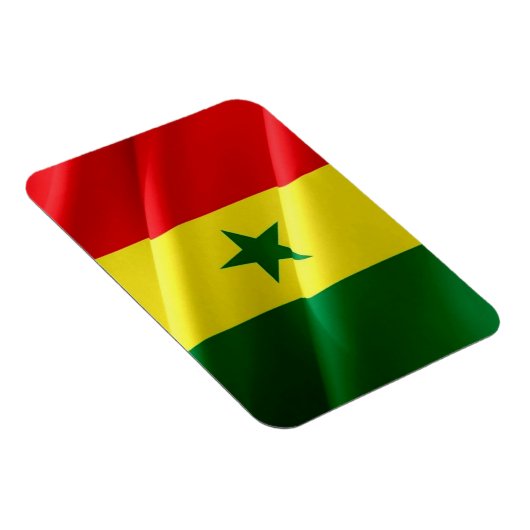 Senegal - Golfvlag - Magneet (Rechterzijde)