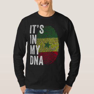 Senegal Het Zit In Mijn DNA Schattige Senegalese V T-shirt