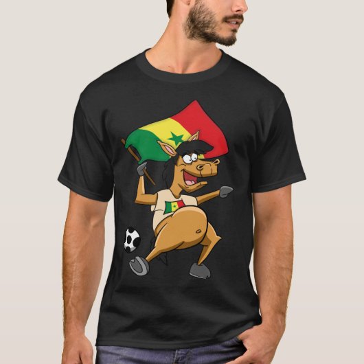 Senegal Horse Fan T-shirt (Voorkant)