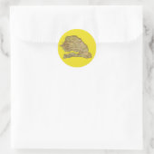 Senegal Kaart Sticker (Tas)