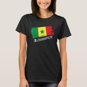 Senegal Kampioen Senegal Voetbal Fan  Nationaal Te T-shirt