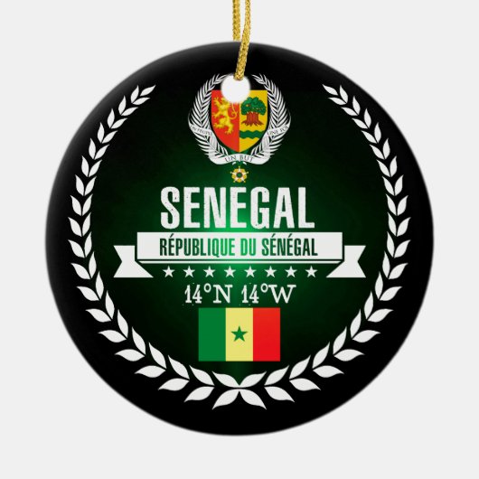 Senegal Keramisch Ornament (Voorkant)