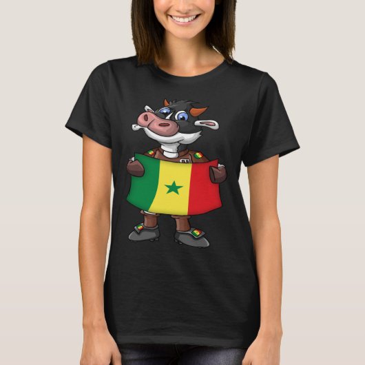 Senegal Koe Fan T-shirt (Voorkant)