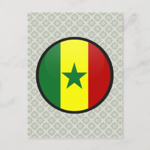 Senegal-kwaliteitslakkencirkel Briefkaart