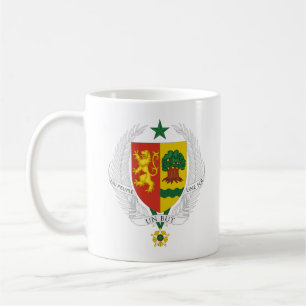 Senegal land wapen wapenschild symbool embleem vla koffiemok