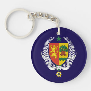 Senegal land wapen wapenschild symbool embleem vla sleutelhanger