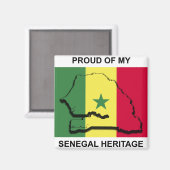 Senegal Magneet (Voorkant / Achterkant)