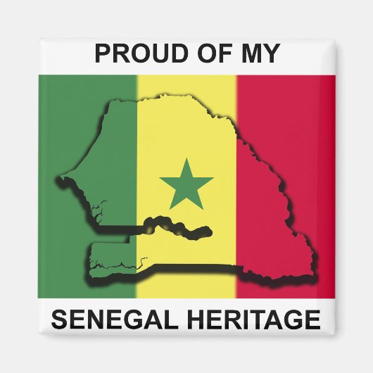 Senegal Magneet (Voorkant)
