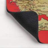 Senegal Map Mousepad Muismat (Hoek)