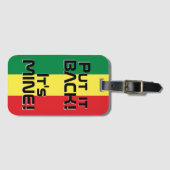 Senegal National Flag Funny Patriotic Bagagelabel (Voorkant (horizontaal))