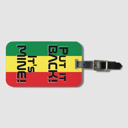 Senegal National Flag Funny Patriotic Bagagelabel (Voorkant (horizontaal))