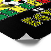 Senegal National Soccer Team To Egypt Retro  Poster (Hoek)