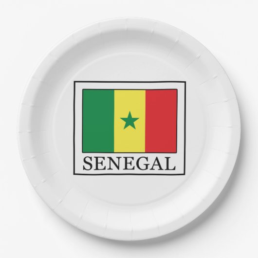 Senegal Papieren Bordje (Voorkant)