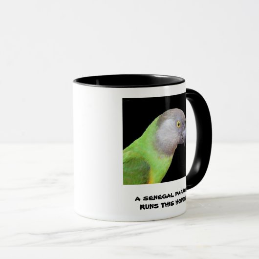 Senegal Parrot leidt dit Huis Mok (Voorkant rechts)