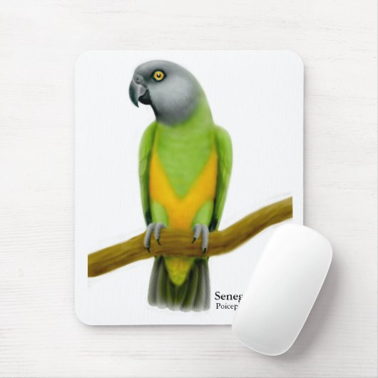 Senegal Parrot Mousepad Muismat (Met muis)