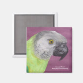 Senegal Parrot Pastel Magneet (Voorkant / Achterkant)