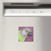 Senegal Parrot Pastel Magneet (Insitu (Vaatwasser))