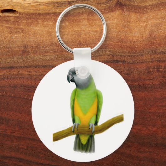 Senegal Parrot Sleutelhanger (Voorkant)