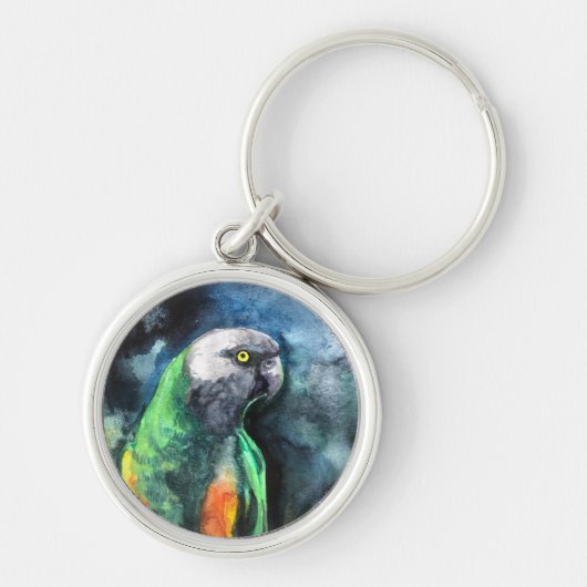 Senegal Parrot Sleutelhanger (Voorkant)