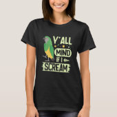Senegal parrot with parrot and  parrot t-shirt (Voorkant)