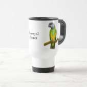 Senegal Poicephalus Parrot Travel Mug Reisbeker (Voorkant rechts)
