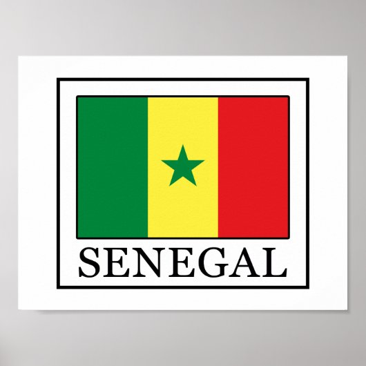 Senegal Poster (Voorkant)