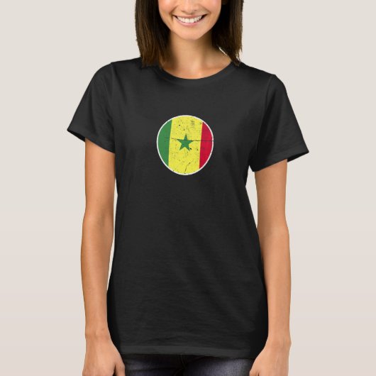 Senegal Proud Senegalese Flag   T-shirt (Voorkant)