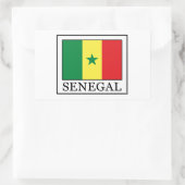 Senegal Rechthoekige Sticker (Tas)