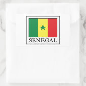 Senegal Rechthoekige Sticker (Tas)