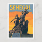 Senegal Reis Oude Stijl Briefkaart (Voorkant)