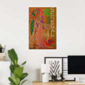 Senegal Reizen Kunst Afrika Poster Afrikaanse Prin (Thuiskantoor)