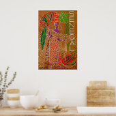 Senegal Reizen Kunst Afrika Poster Afrikaanse Prin (Keuken)