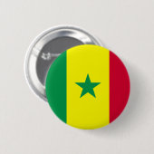 Senegal Ronde Button 5,7 Cm (Voorkant /achterkant)