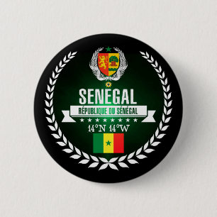Senegal Ronde Button 5,7 Cm