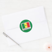 Senegal Ronde Sticker (Envelop)