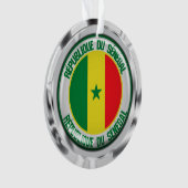 Senegal Round Emblem Ornament (voorkant)