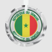 Senegal Round Emblem Ornament (achterkant)