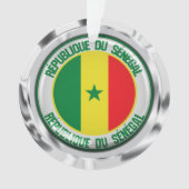 Senegal Round Emblem Ornament (voorkant)
