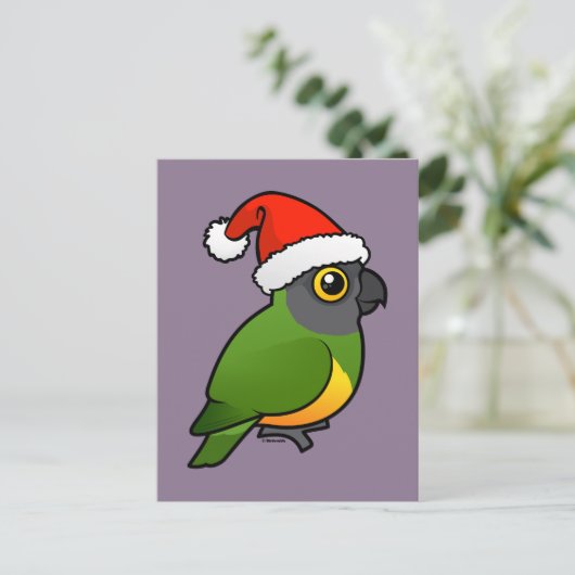 Senegal Santa Feestdagenkaart (Staand voorkant)