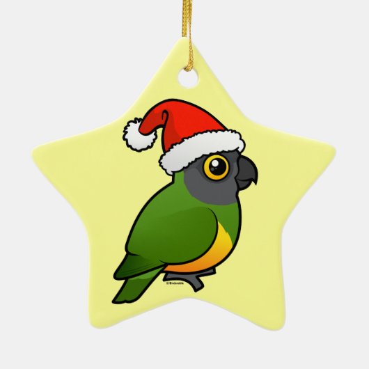 Senegal Santa Keramisch Ornament (Achterkant)