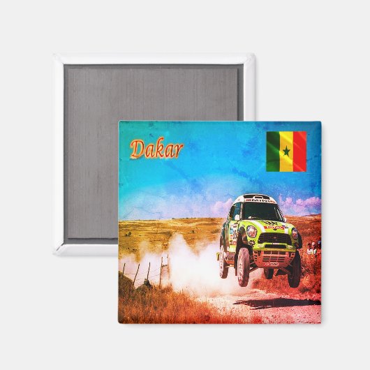 SENEGAL, Senegal, Afrika, Fridge Magneet (Voorkant / Achterkant)