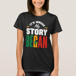 Senegal Senegal Senegal vlagt mijn verhaal T-shirt
