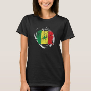 Senegal Senegalees West-Afrika Trots Hart Liefde V T-shirt