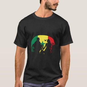 Senegal Senegalees West-Afrika Trots Liefde Vlag T-shirt