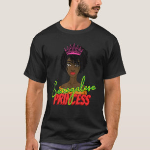 Senegal Senegalees West-Afrika Trotse Prinses Koni T-shirt