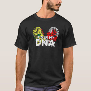 Senegal Senegalese Canada Canadese vlag Hand gemen T-shirt