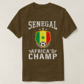 Senegal Senegalese Jersey Soccer 2022 Team T-shirt (Design voorkant)